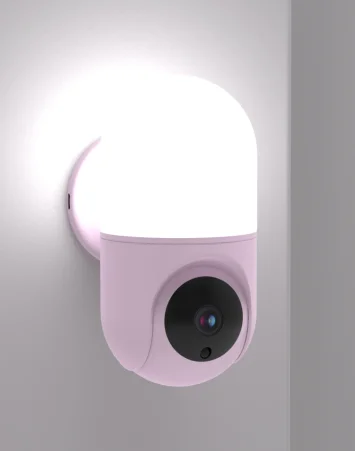  Fuvision мини приведенный в действие AC PTZ IP Wi-Fi настенный выключатель света лампы радио няня камера с 360
