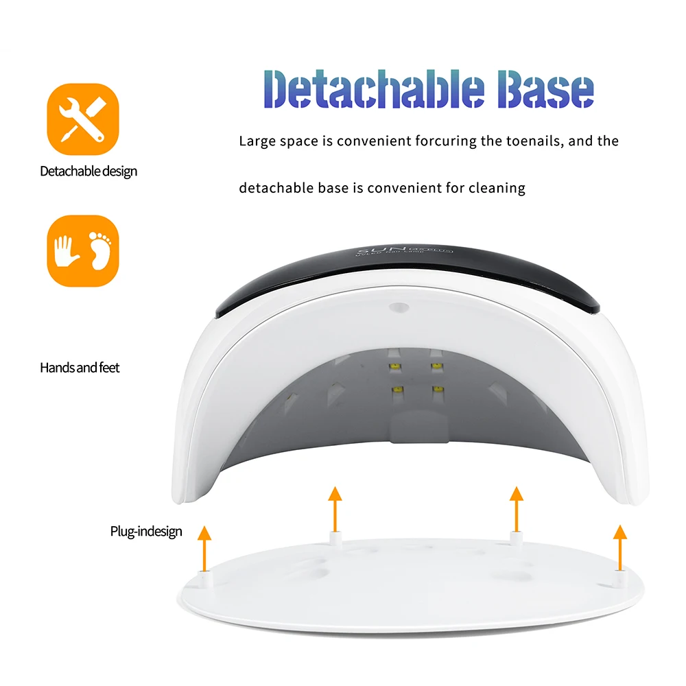 
52w LED Nail Lamp Light Curing Gel Varnish Polish Manicure Drying USB UV Lamp Art Sun Power Beauty 