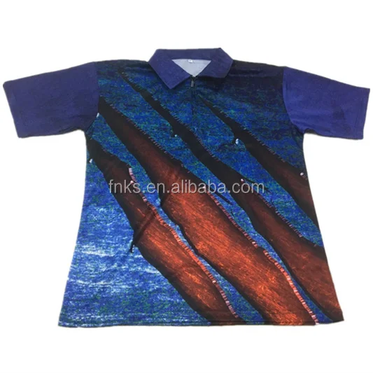 Custom Logo Man Sublimation Dart Shirts