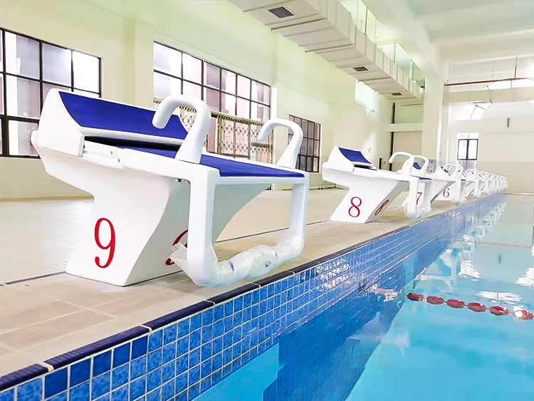 Pool Diving Equipment Board, Non Slip Racing Track Jumping Platform Starting Block/
