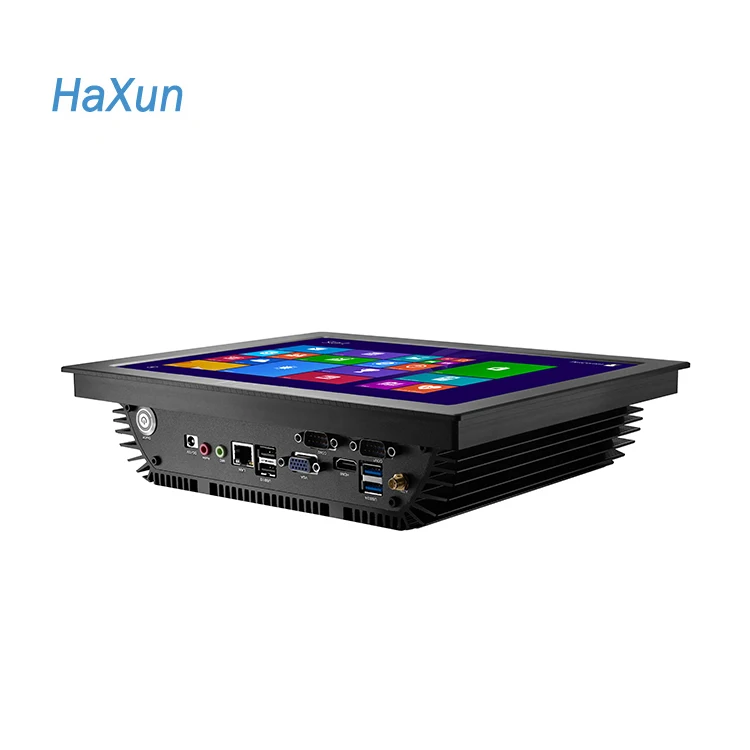 12.1 TFT industrial touch all in one pc industrial pc with 2GB RAM,32GB SSD, 2 mini PCI-E full slot