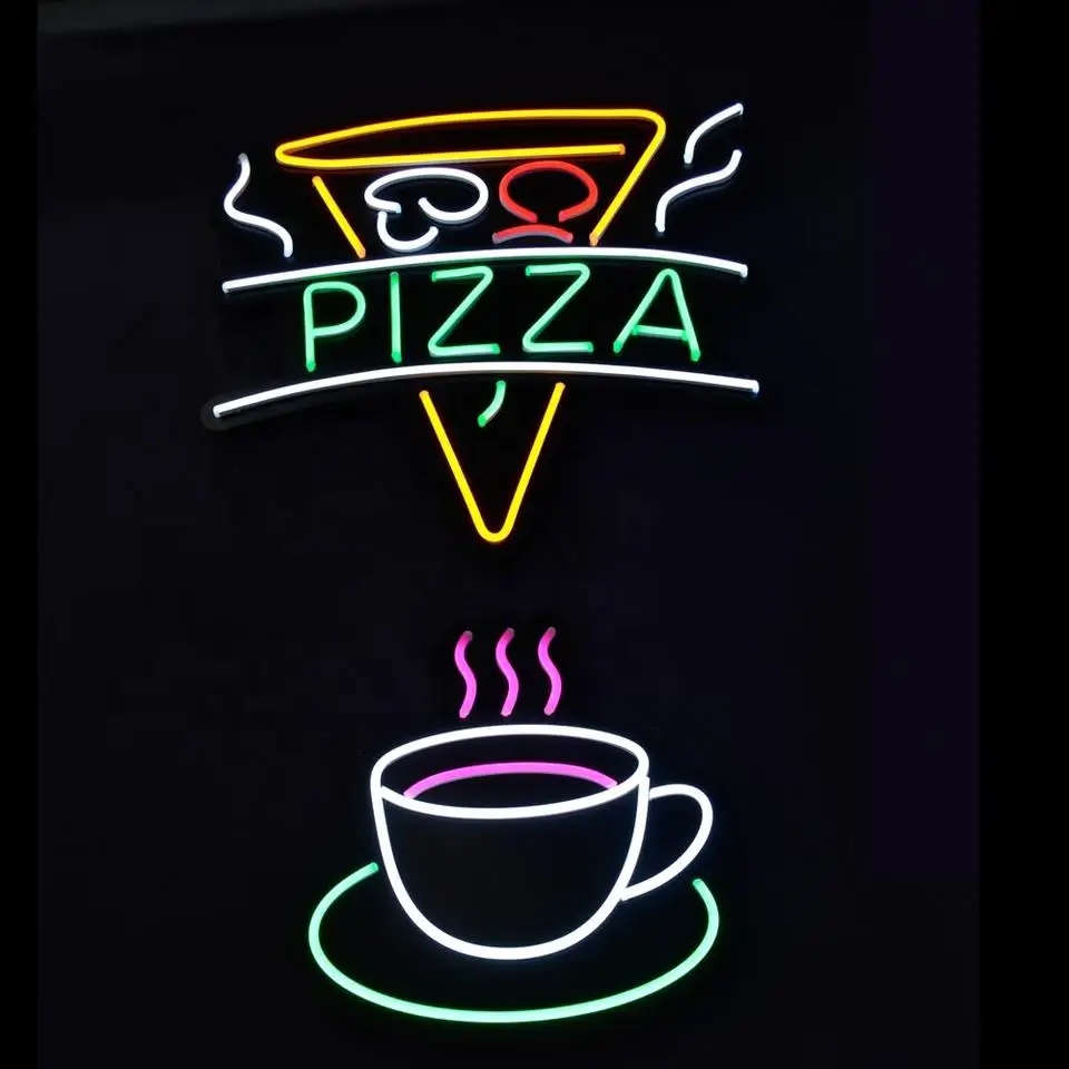 Neon signs LED company logo  High Quality Custom Soft Led Neon Wholesale Led Flexi Neon Sign for wedding bar beer smoke shop