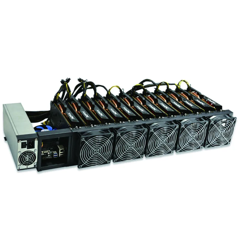 Корпус для сервера на открытом воздухе K812 12GPU с материнской платой B250 12 GPU, корпус для графической карты компьютера B75 B85