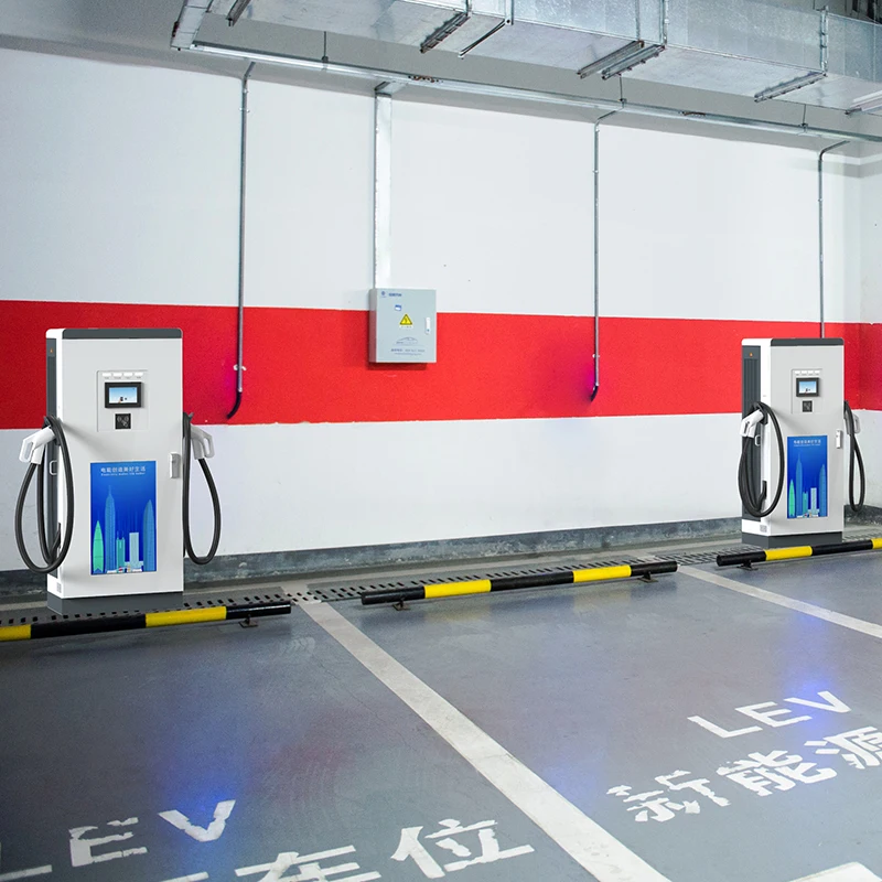 DC EV Charger Fast Charging DC 80KW 100KW Double Guns Charging EV Charger 120kw Station for Electric Vehicle