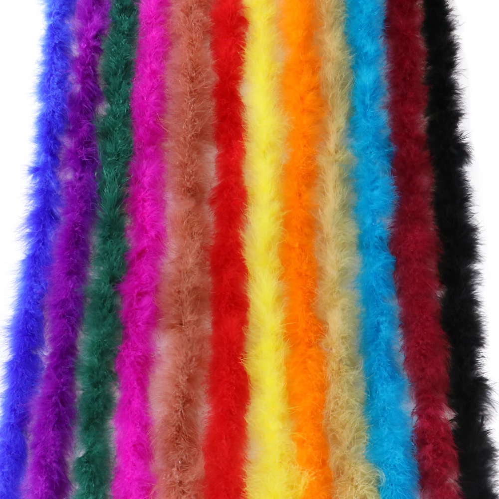 Manufacturer Factory High Prime Quality Marabou Feather Boa Wedding Decoration 2yd