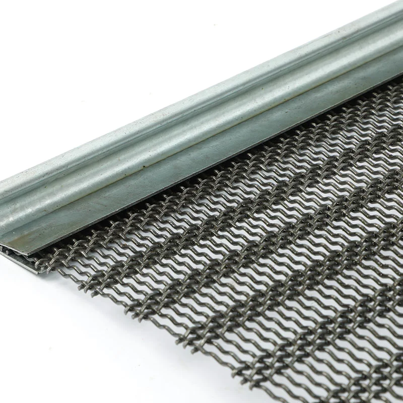 65Mn 3mm 4mm 5mm wire mining screen mesh Mine sieving mesh sand Ore Screen Mesh