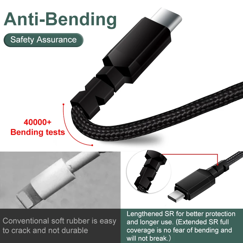 2022 нейлоновый Плетеный android usb кабель micro для Samsung смартфонов