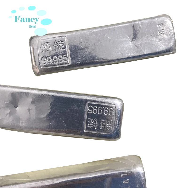 4N5 5N 6N 7N China High Purity 99.995% Indium Ingots Metal Sacrificial Anode Material In Ingots Indium