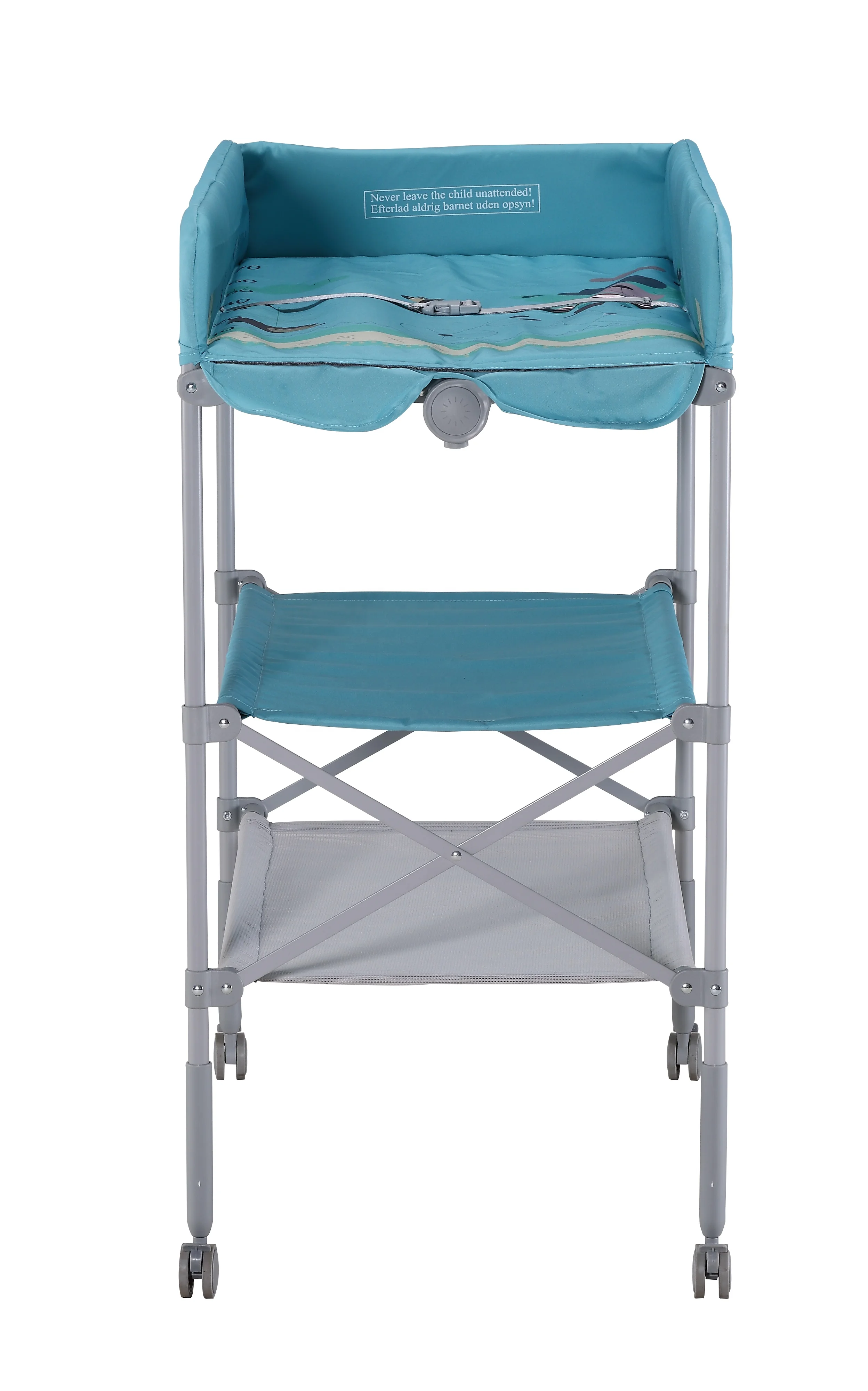 
new fashion infant printed PVC and melange fabric baby diaper changing with ce 