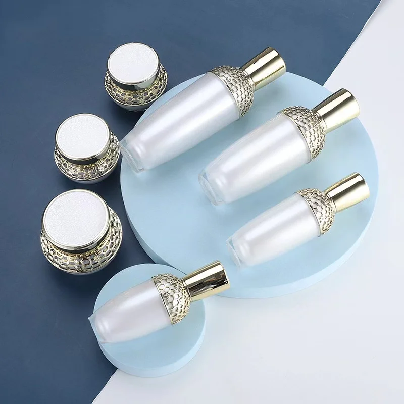 15g 30g 50g 30ml 50ml 100ml 120ml fancy luxury acrylic plastic skin care cream jars cosmetic lotion bottles