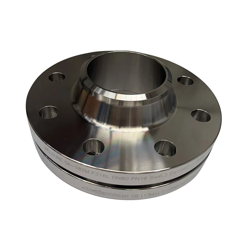 Factory WN rf flange ASME B16.5 Forged stainless steel and duplex stainless steel  flange  RTJ RF
