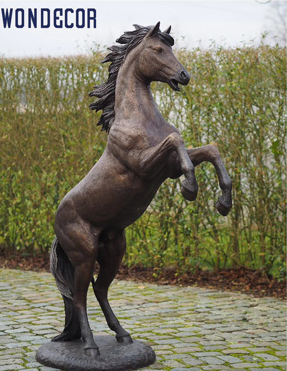 Garden decoration brass animal life Size Horse sculpture bronze horse statue sculpture