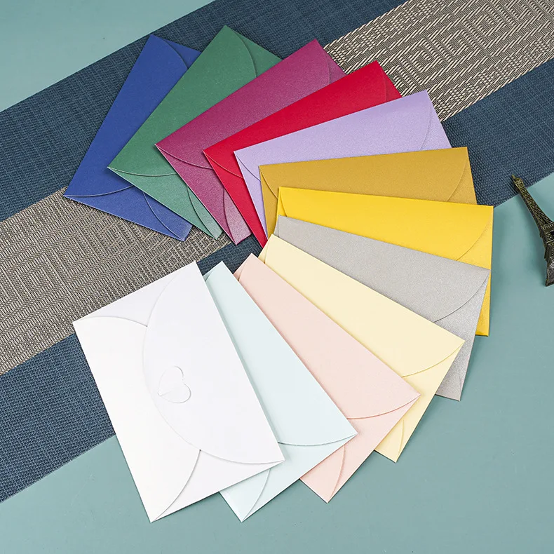 New Hot Sale Envelope Wedding Custom Paper Envelope Green Wedding Invitation Envelope 5x7 Packaging