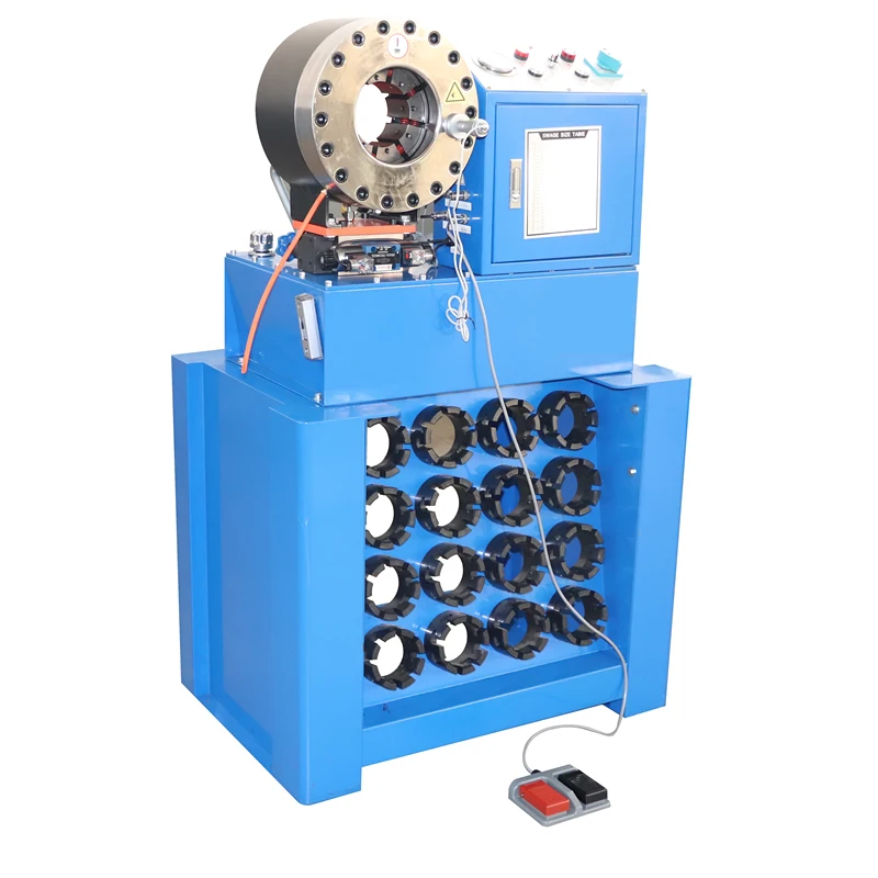 Factory Automatic Hose Pressing Machine Electric Excavator Finn Power Hose Crimper 2inch Hydraulic Pipe Crimping Machine DX68