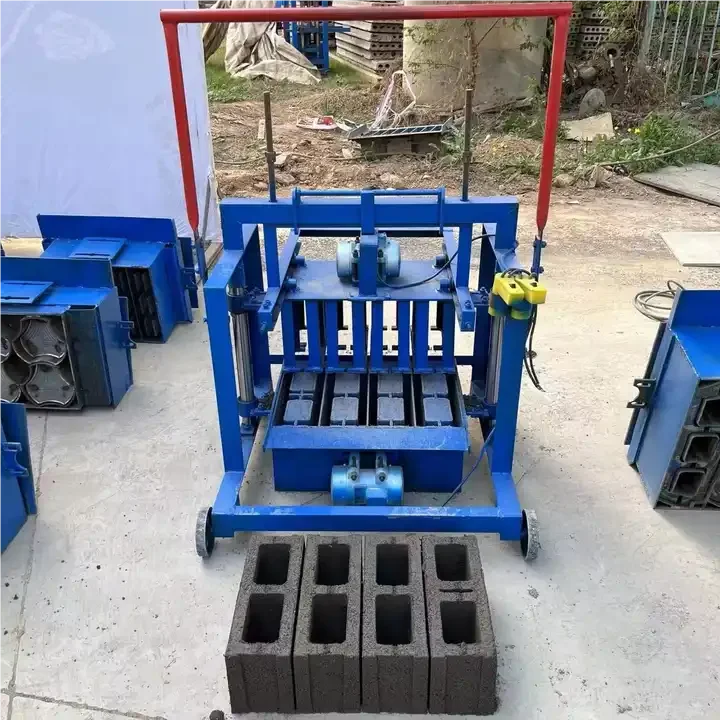 Low Cost Brick Making Machine QMR2-45 Small Brick Making Machine Paving Ground Brick Making Machine