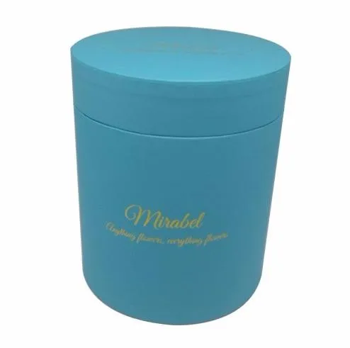 Round paper chocolate hat boxes wholesale large decorative storage cardboard boxes with lid