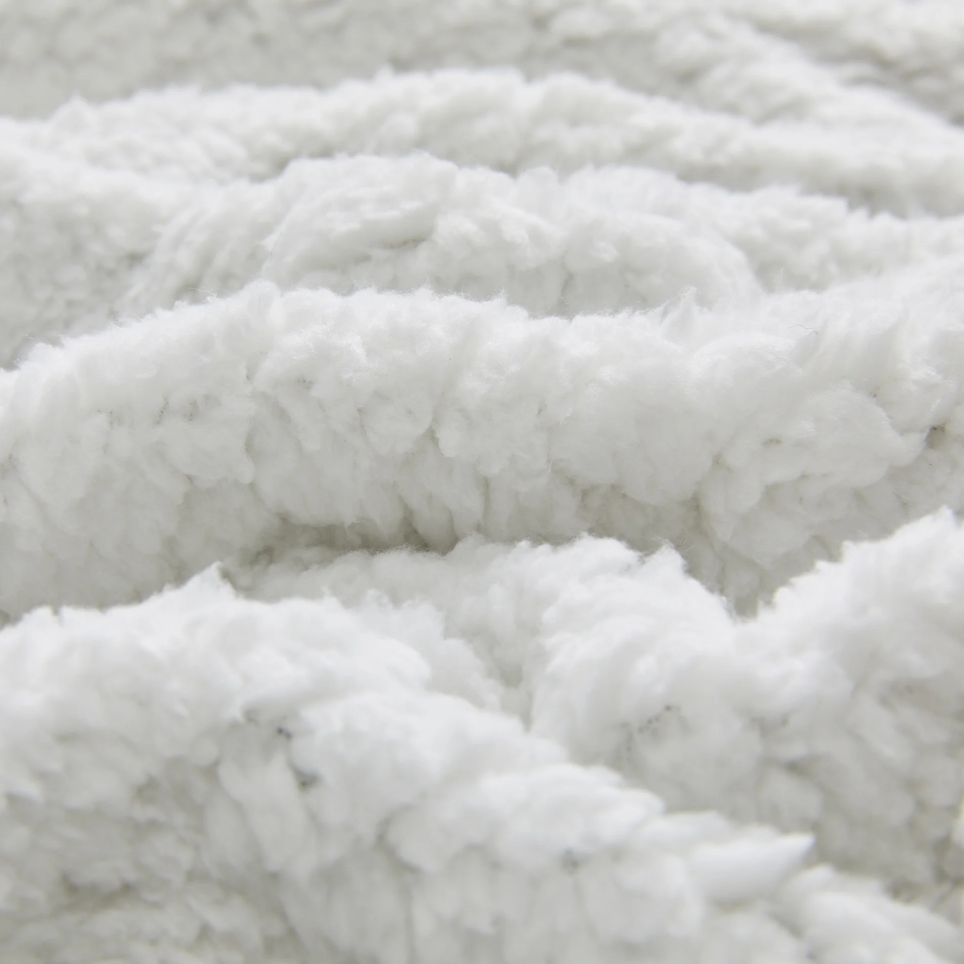 Merino Wool Blanket Plaid Fabrics Double Flannel Sherpa Queen Size Blanket For Winter