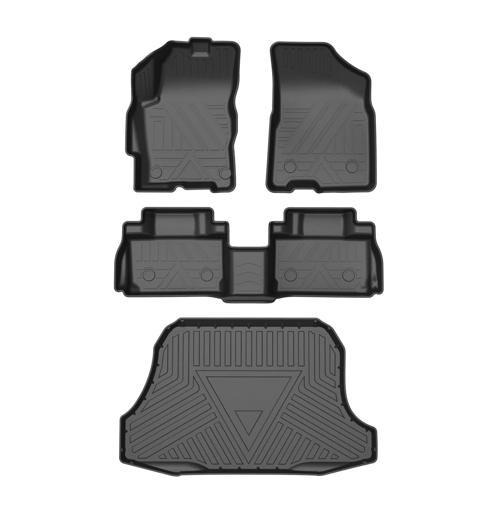 Fit For Chery Tiggo 2 PRO Auto Accessories Full Set Car Floor Mats 5D Carpets Car Mat