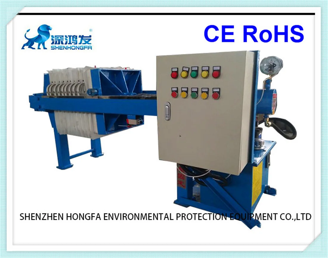 Hongfa Screw Press Sludge Mini Filter Press,  Filter Press Plate