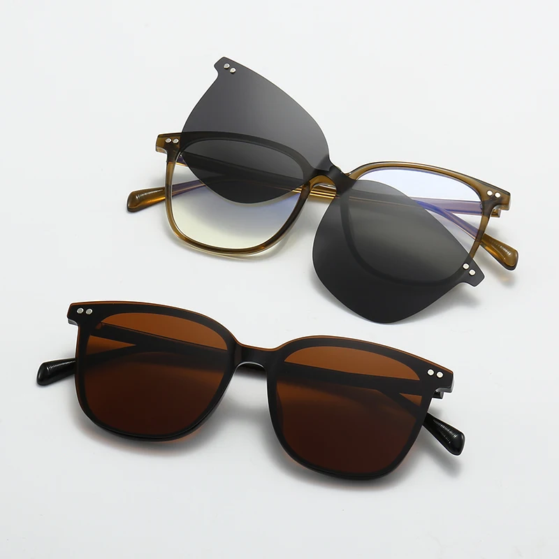 Eyeglasses frames fengchao manufacturer Magnetic replaceable polarized light suction tr90 glasses eyeglasses frames for Unisex