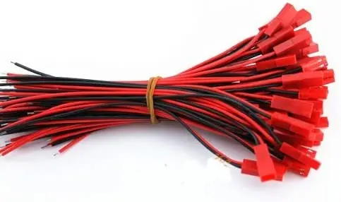  100 пар мм JST 2 контактный разъем провод для Rc Li-Po батареи разряда Esc Bec линия Мужской и Женский провода