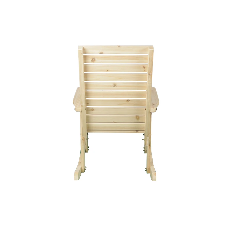 Wholesale high quality cheap outdoor beach wooden rocking chair recliner for adults