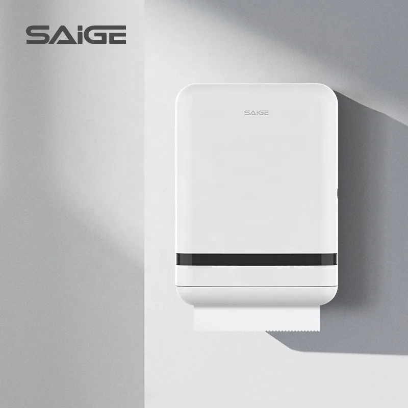 Saige New Arrival Wall Mounted Manual Jumbo Toilet Paper Towel Dispenser Tissue Holder