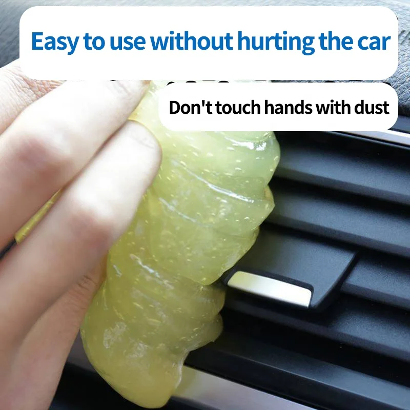 Wholesale keyboard Cleaner Dust Cleaning Jelly mud 160g Super magic Car Cleaning Gel For Car Interior dust cleaning