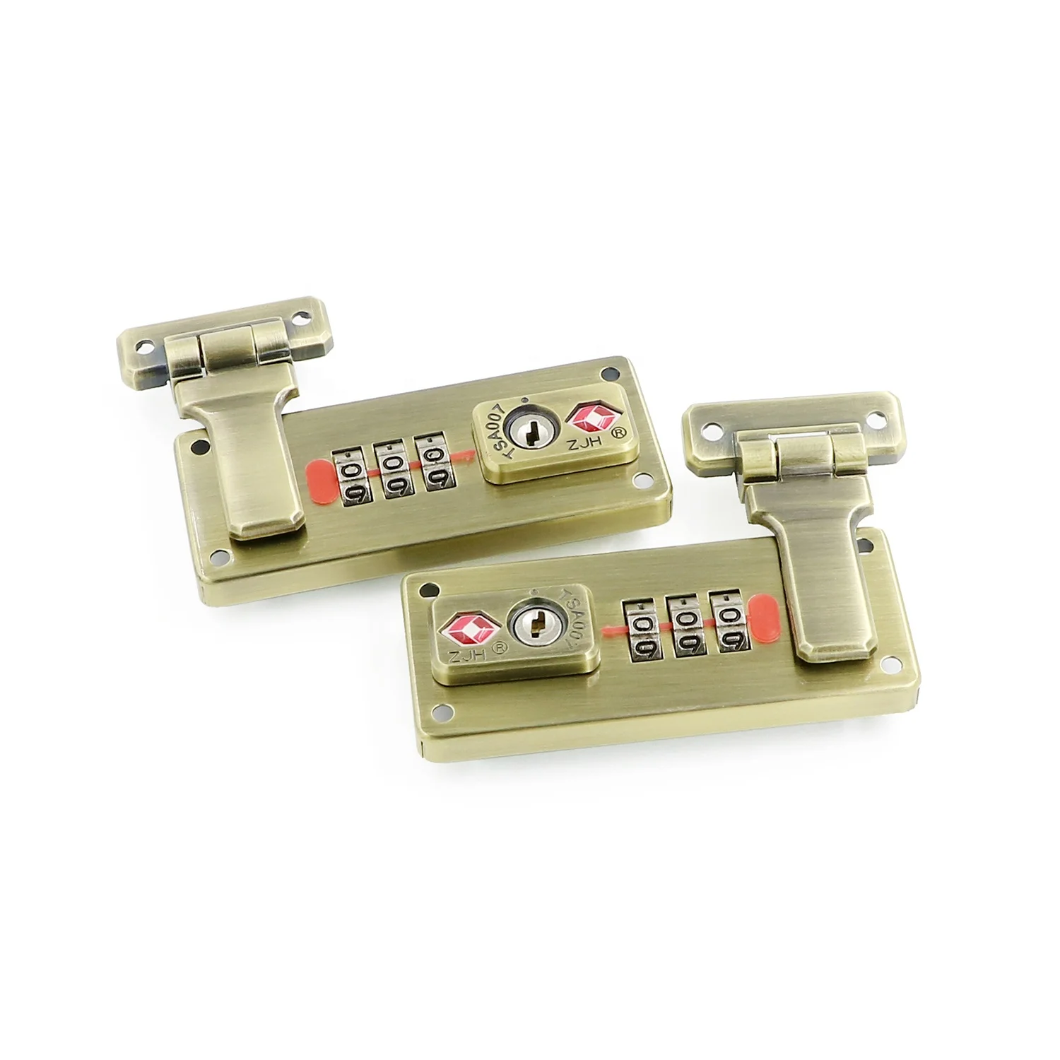 TSA9139B High Quality Suitcase Metal Latch Accessories 3-Digit Combination Code TSA007 Customs Luggage Lock