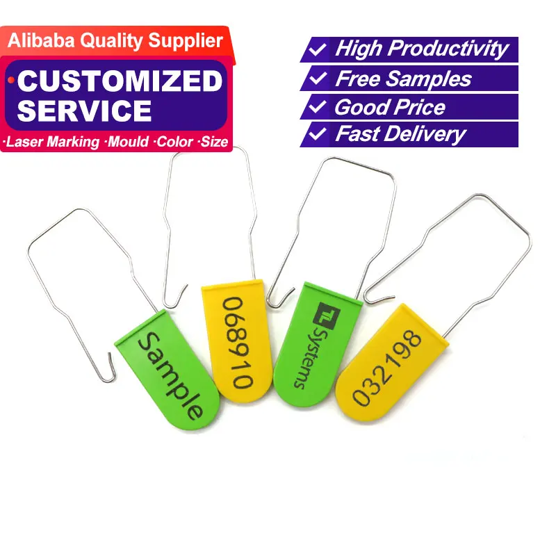 TX-PL302 logistics plastic seal plastic padlock seal plastic padlock seal for containers