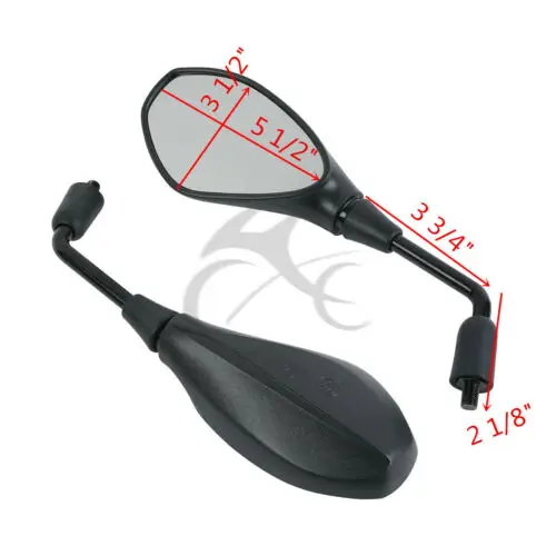 XINMATUO XF-402 10mm Motorcycle Rear Side View Mirror For PIAGGIO X10 500 350 125 MP3 TOURING X7