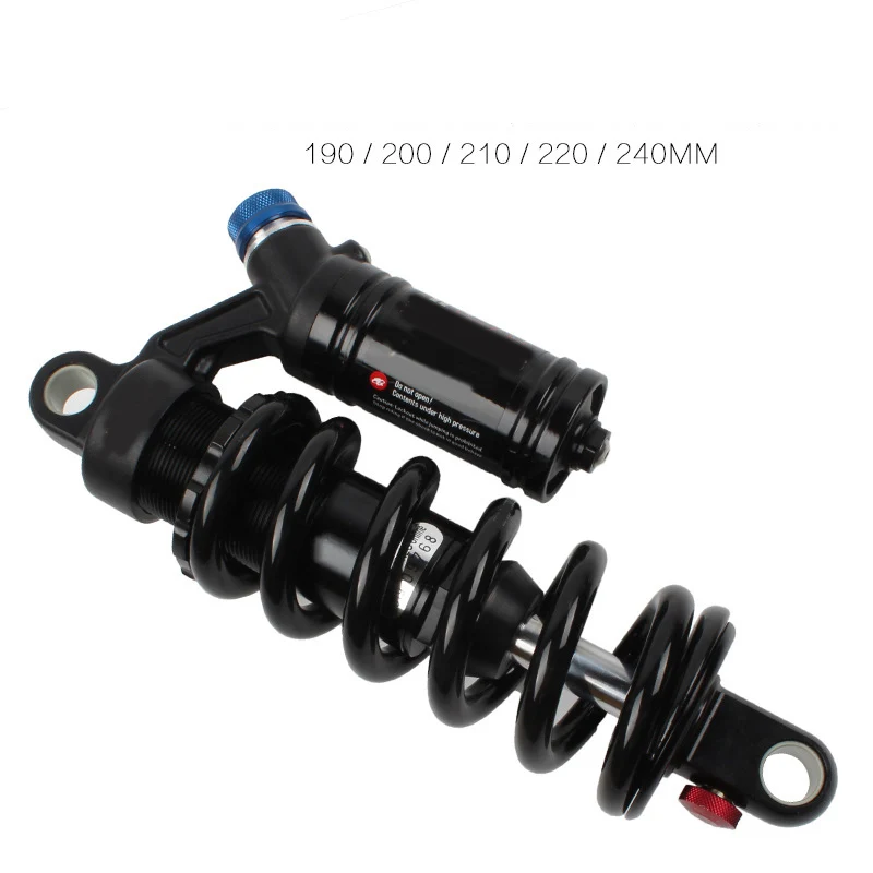 
190mm 200mm 210mm 220mm 240mm 550lbs dnm 550lbs rear shock for enduro electric bicycle rear suspension 