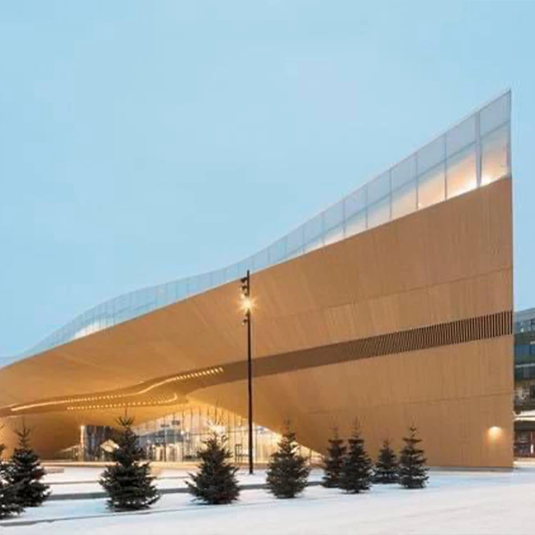 China Supplier Oem Design Cladding Exterior Metal Curtain Wall Aluminum Composite Veneer Panels