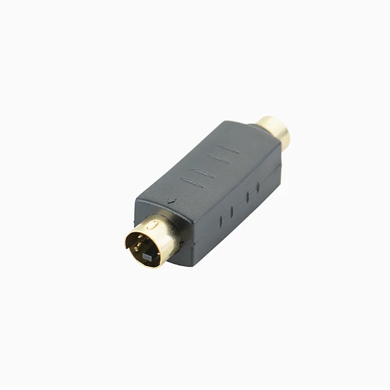 Fashion 4PIN S Video Male To TV RCA AV Female Plug Cable M to F Pin S Video Adapter Cable converter