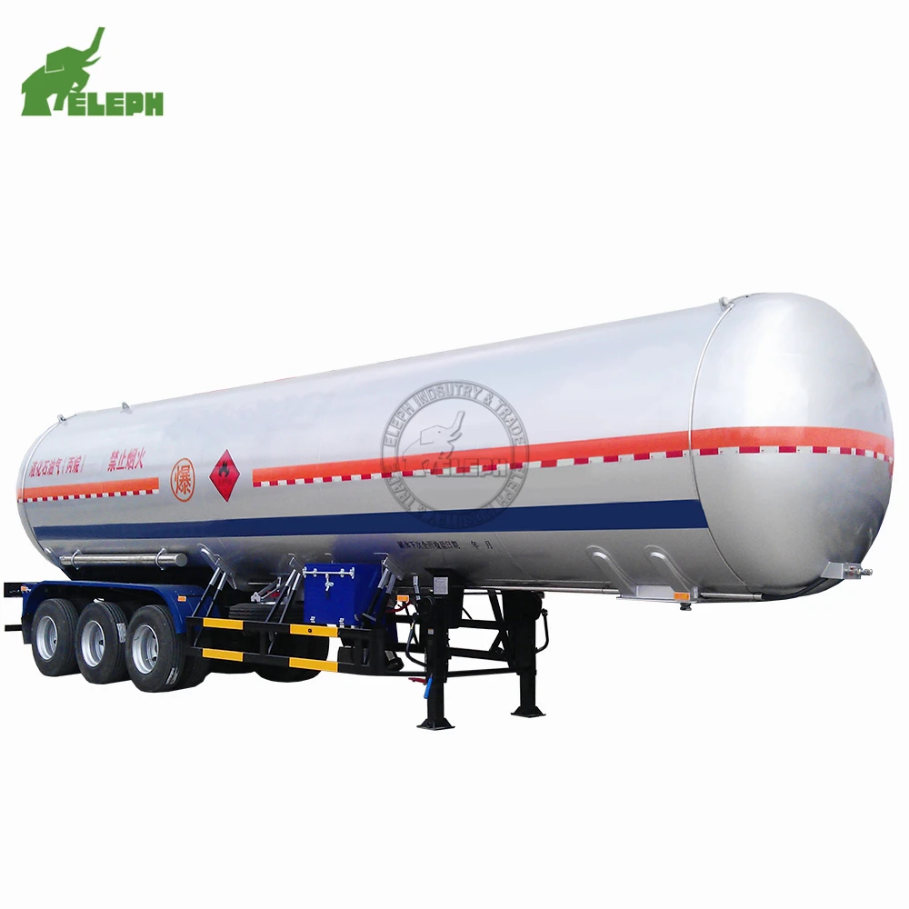 3 оси 57 CBM G жидкий пропан газ пуля LPG газовый бак полуприцеп автоцистерна