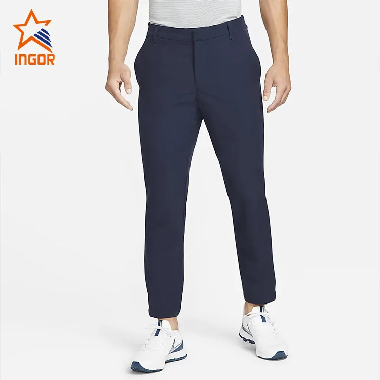 Ingor Essentials Outdoor Thick Mens Quick Dry Lightweight Casual Pants Classic Slim Fit Stretch Golf Pant with Pockets