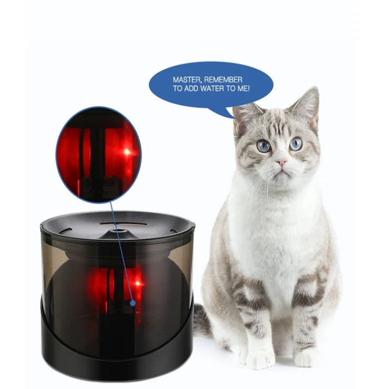 2024 LED Custom Electric Smart Pet Drink Fountain Cat Water Feeder Indoor Automatic Filter Water Drink Dispenser USB For Dog Cat