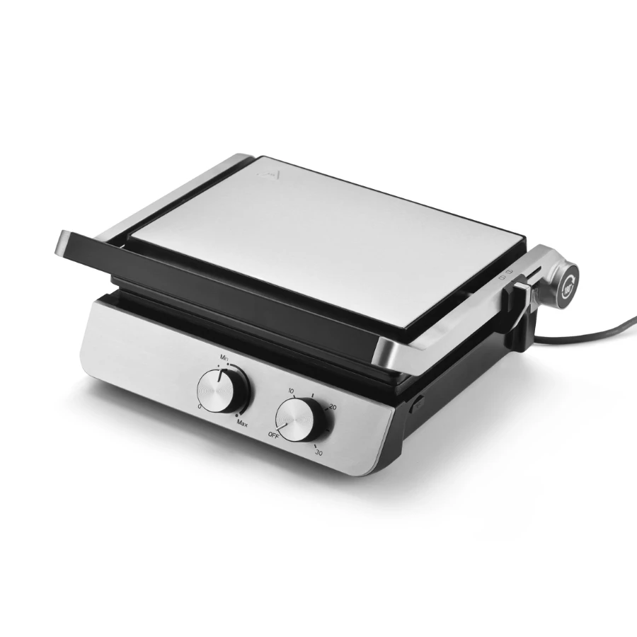 Food Grade Safe Electrical Grill Plate 1-3 People Panini Electric Indoor Grill