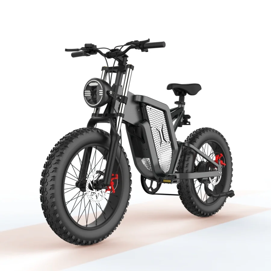 V20 Новое поступление супер FatBike Электрический 73bike с полной подвеской 1000 Вт мощный 20-дюймовый электровелосипед гибридный велосипед