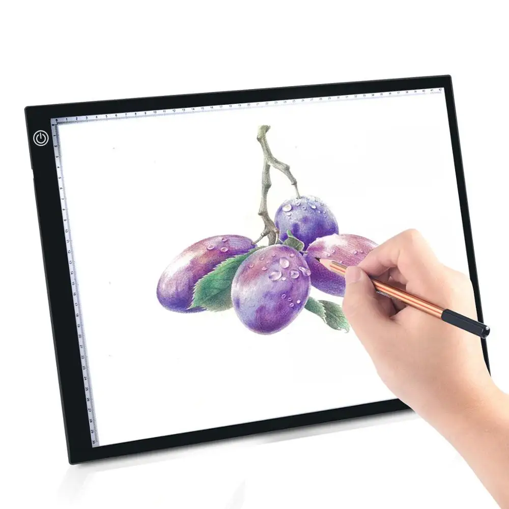 JSK portable ultrathin super slim A2 A3 A4 dimming adjustable tracing drawing board for kids and students led light pad