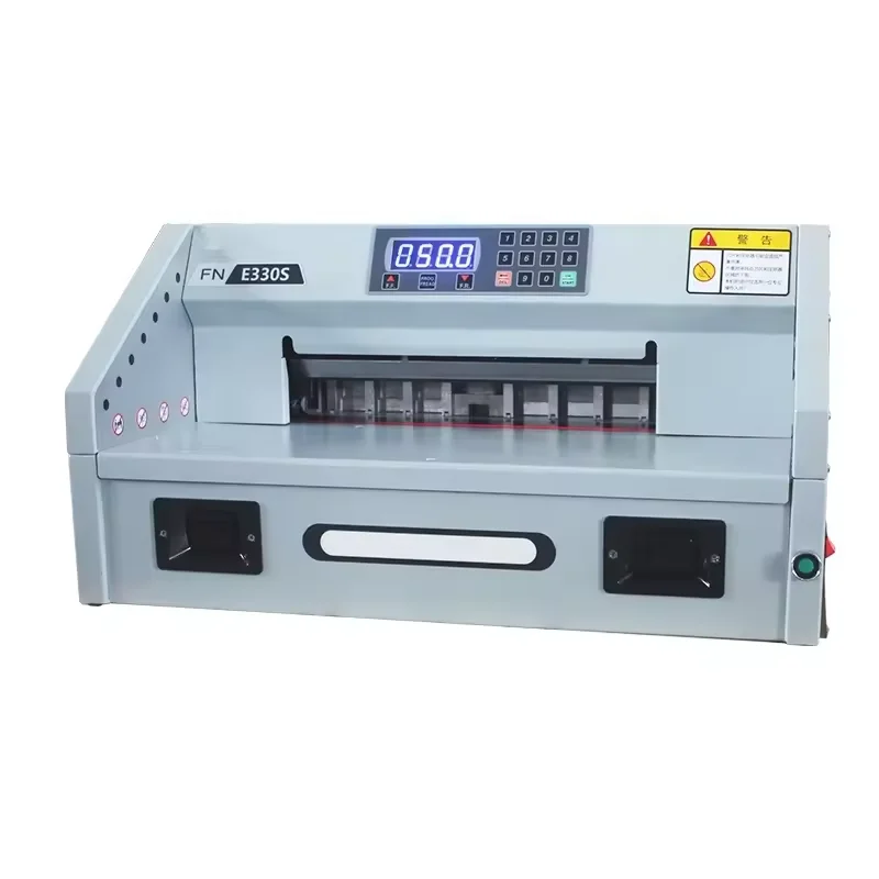 A4 FRONT  E330S electric small glue binder put on desk paper cutting machine office use paper cutter