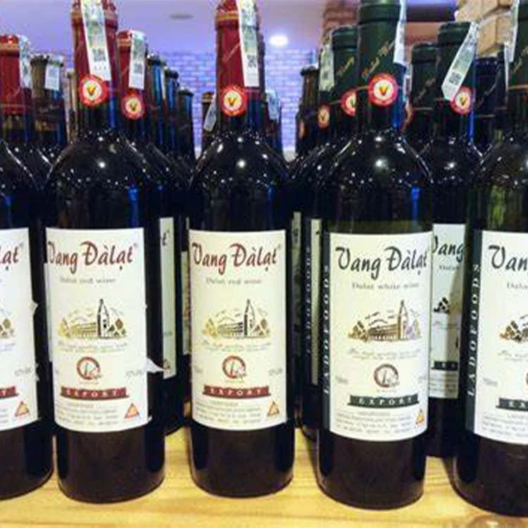 Hot Sale Custom Label Printing Customized Labels Red Wine Label