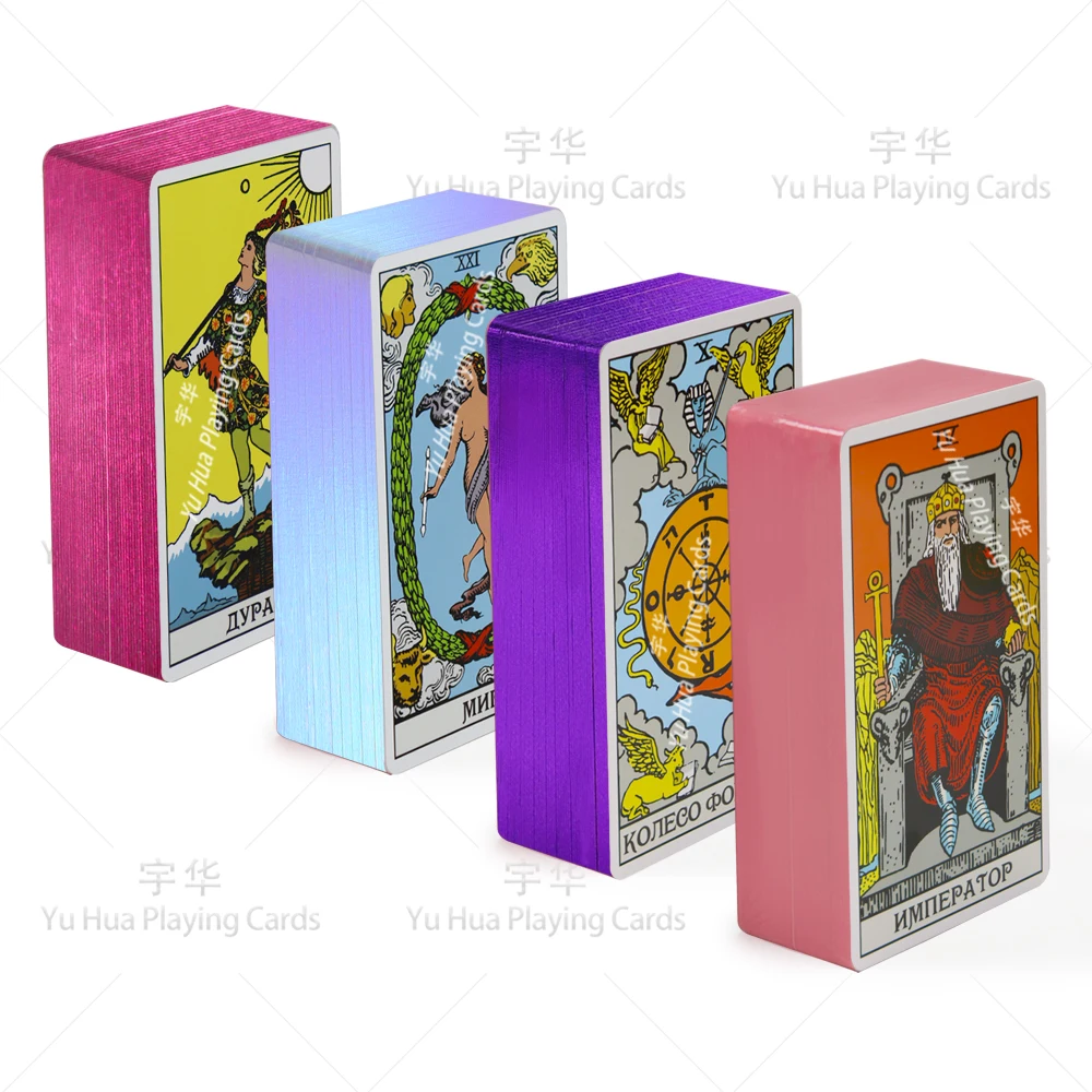 Custom Design n Angel Tarot Cards Deck Customized Cartas Tarot Cards Manufacturer Original design Russian tarot decks
