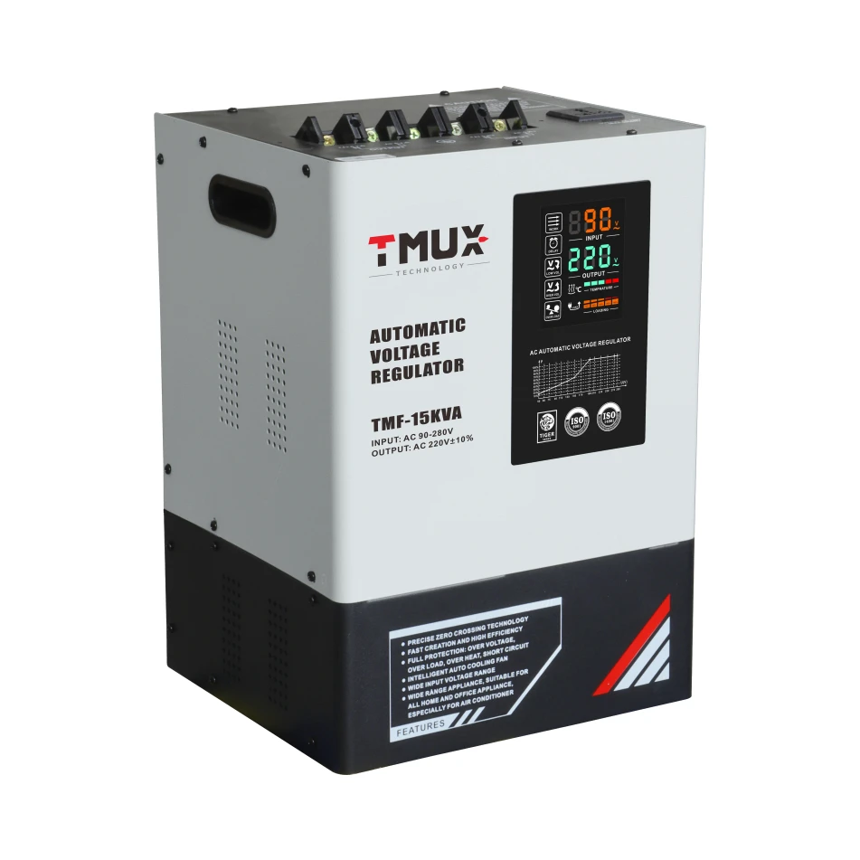 15KVA 220v voltage stabilizer LED display wall mounted power stabilizer 220v voltage regulator