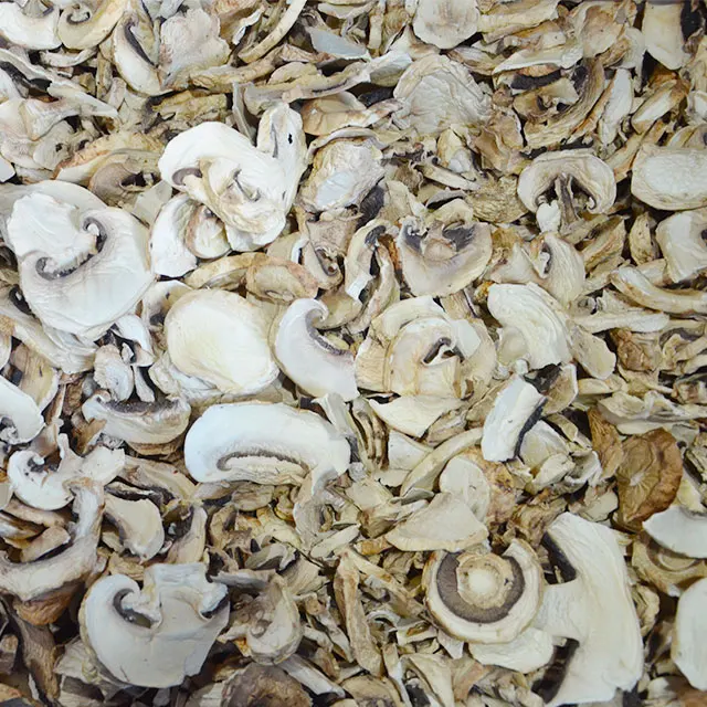 Сухая сыпучая Высококачественная Органическая еда, ломтики белых грибов