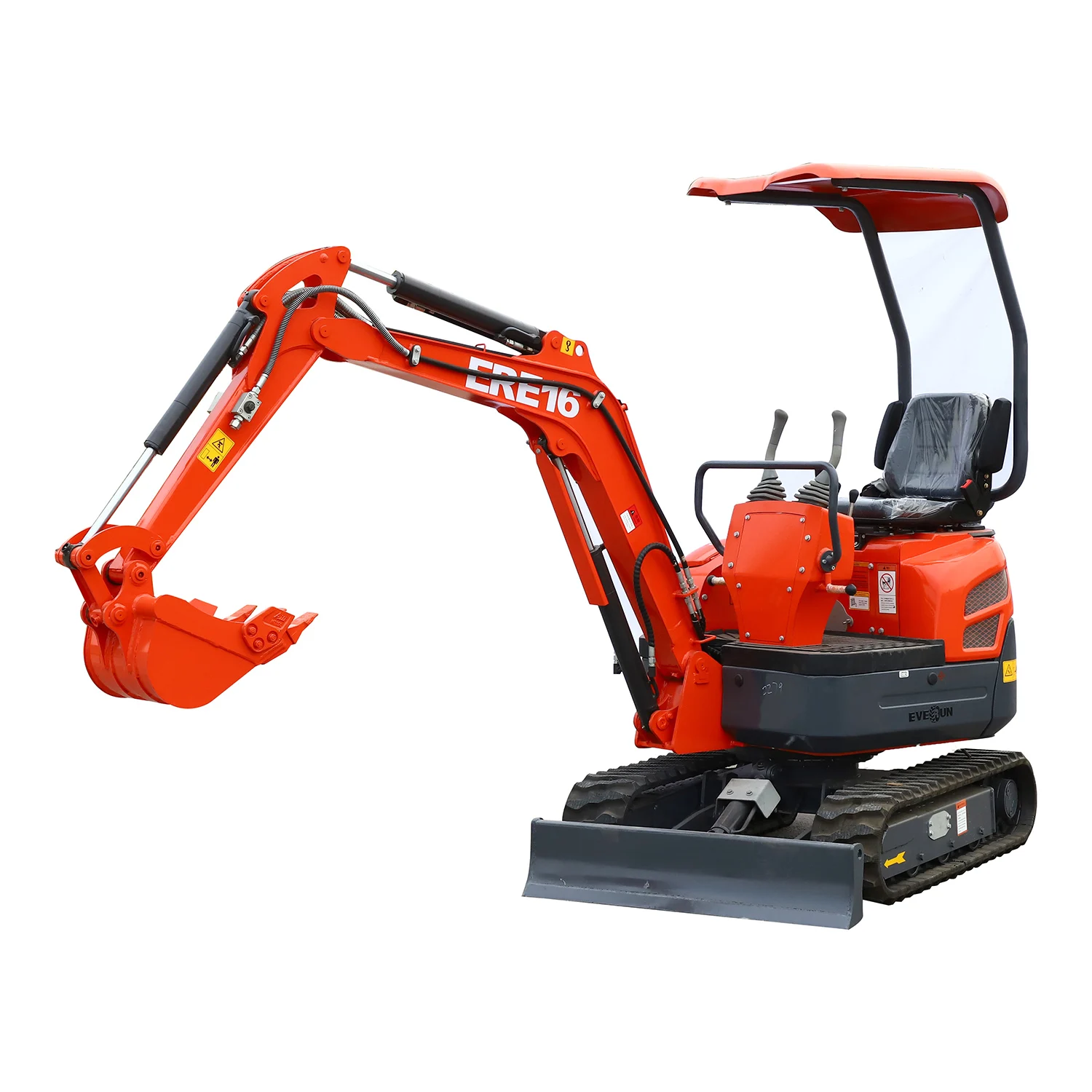 EVERUN CE сертификация 1600 кг ERE16 небольшой сельскохозяйственный экскаватор садовый мини-экскаватор