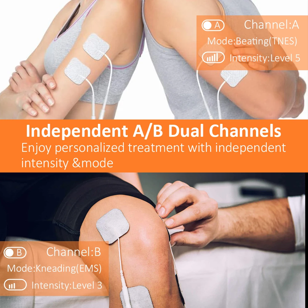 Physiotherapy Equipment TENS EMS massage Electro Rehab Muscle Trainer Pain Relief Device