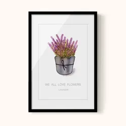 modern flower and plant nursery wall picture art mdf frame decorative painting