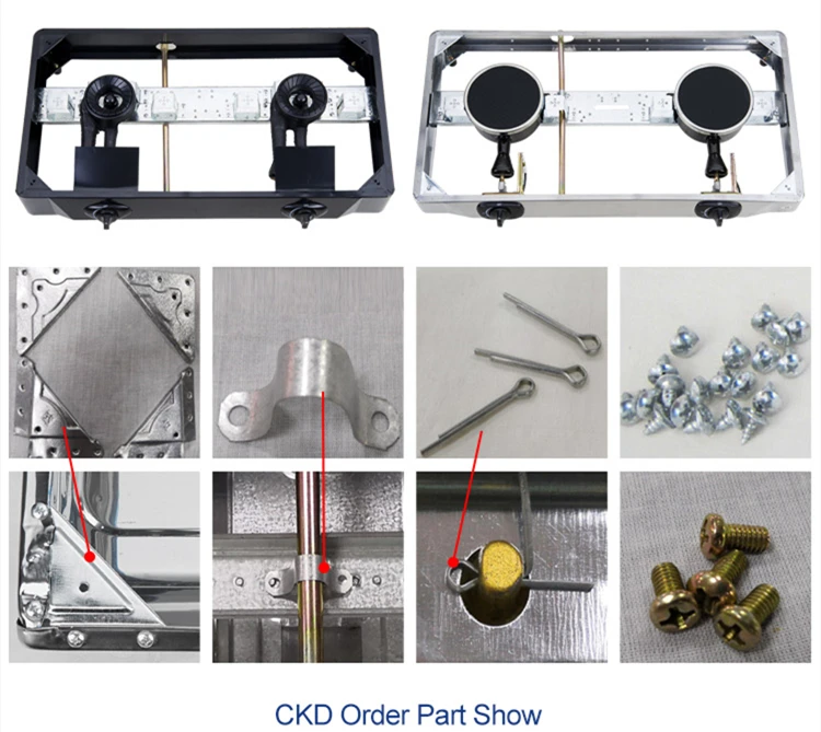 2 клапана чугунная 15 в Зажигалка Коммерческая газовая плита высокого давления