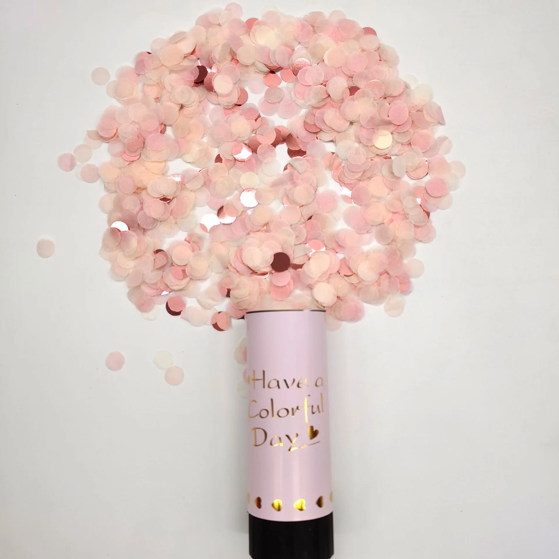 Wedding hand-twisted fireworks small salute Spring fireworks tube confetti Birthday party wedding wedding supplies